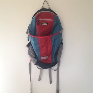 LL bean vintage stowaway backpack